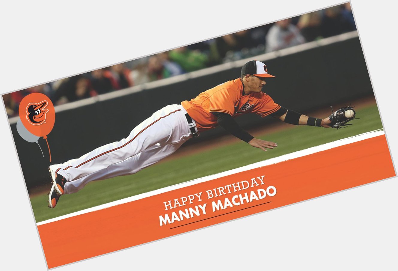Happy 25th Birthday to Manny Machado! Remessage to wish him a great day. 