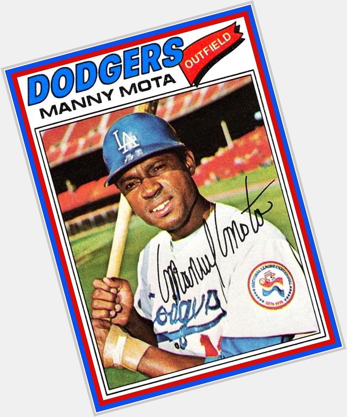Happy 77th Birthday Manny Mota! LA ageless pinch hitting machine w/career .304 BA!  