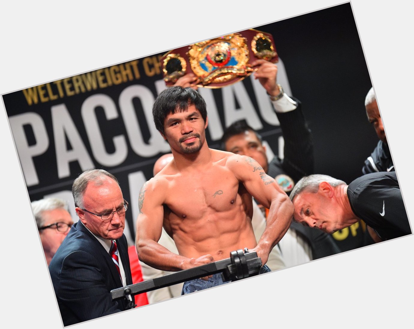 Fights 71
Wins 62
World Championships 8

Happy 41st Birthday to Manny Pacquiao! 