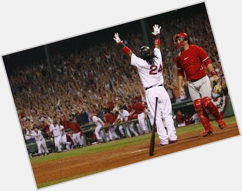 Happy 48th Birthday to Boston Red Sox Legend and 2-Time World Series Champion Manny Ramirez! 