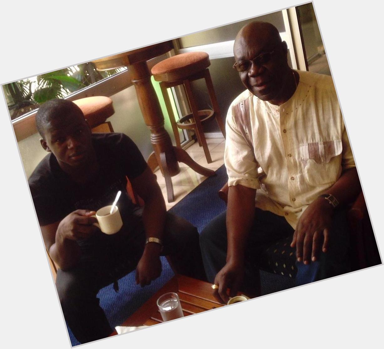 Manu Dibango que jai eu la chance dinterviewer 3 fois a 81ans aujourdhui. Happy Birthday et merci pour tout! 