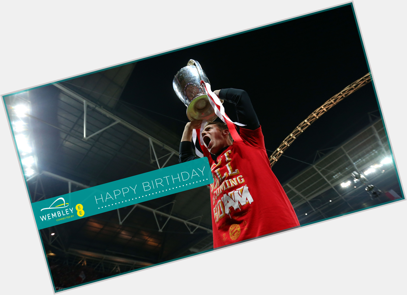 Happy birthday to goalkeeper  Neuer won the final at in 2013  