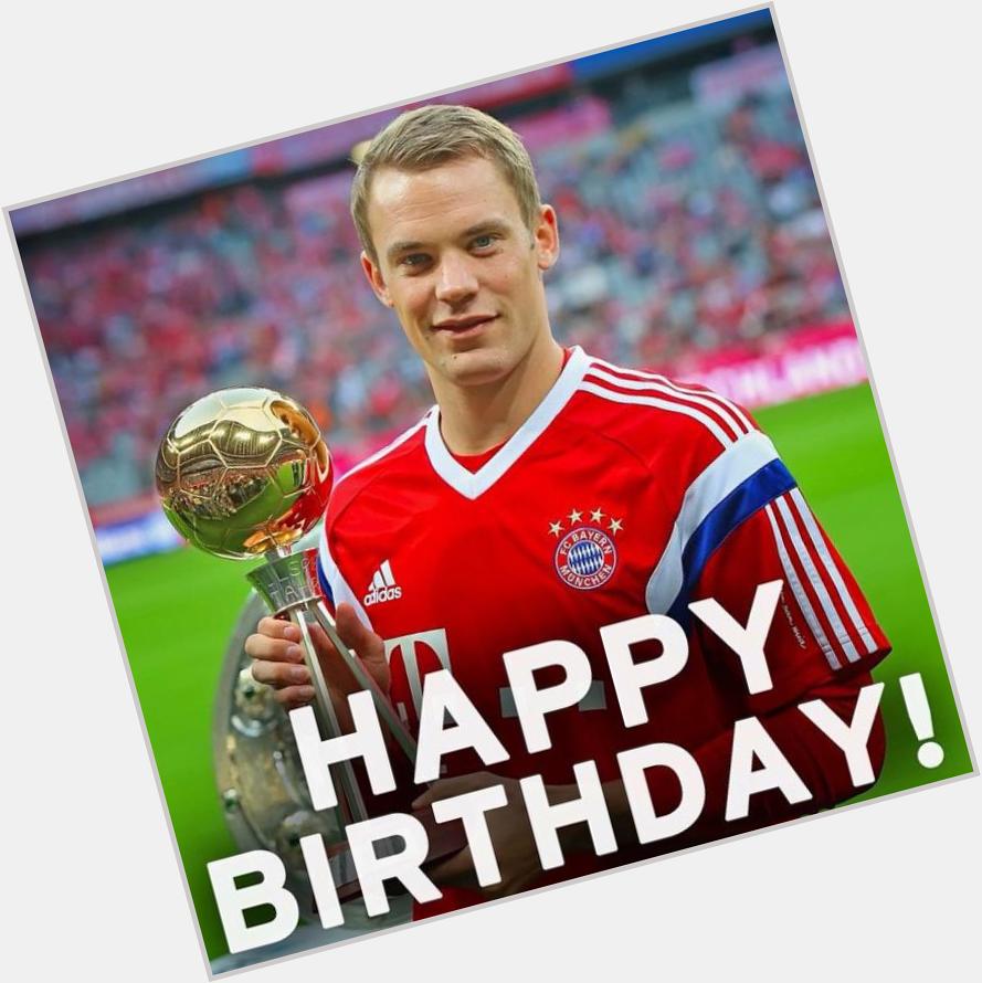 It\s Manu\s bdaaay!!!!Happy bday , to the best goalkeeper and great man!!!Have a good one and enjoy it 