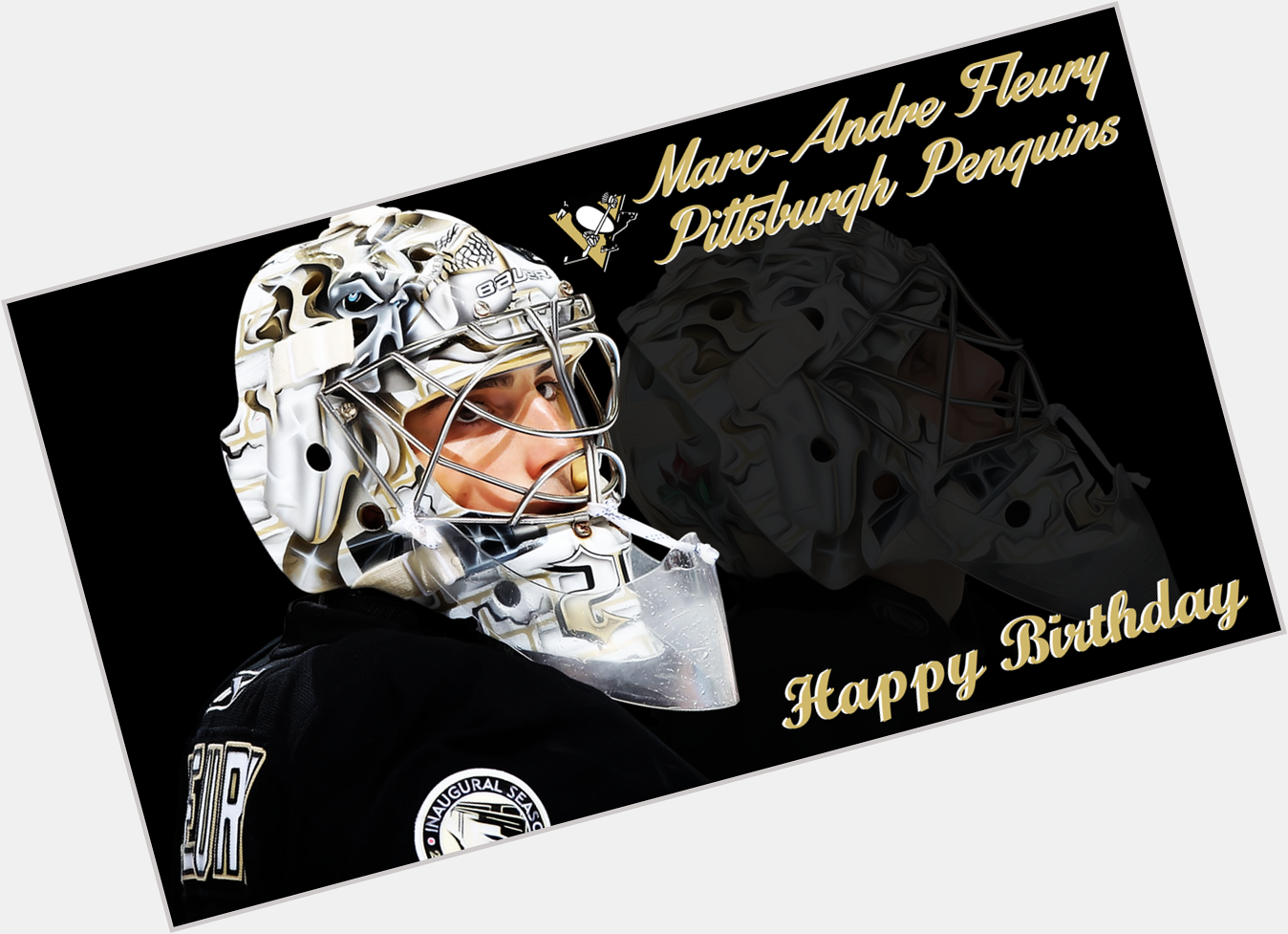 Wishing Marc-André Fleury a very Happy 30th Birthday!!! 