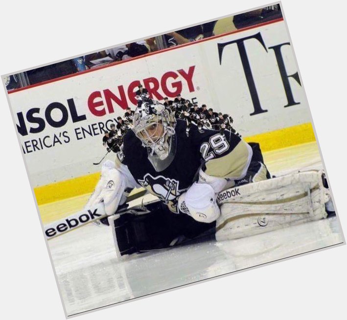 Happy birthday to the man who turned it all around. The savior, Marc Andre Fleury. 