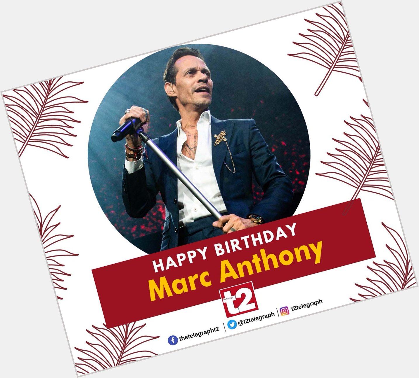 Happy birthday Marc Anthony and thanks for all the salsa-infused full-band music 
