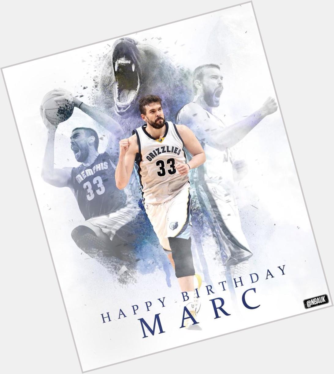 Happy birthday! Marc Gasol! 