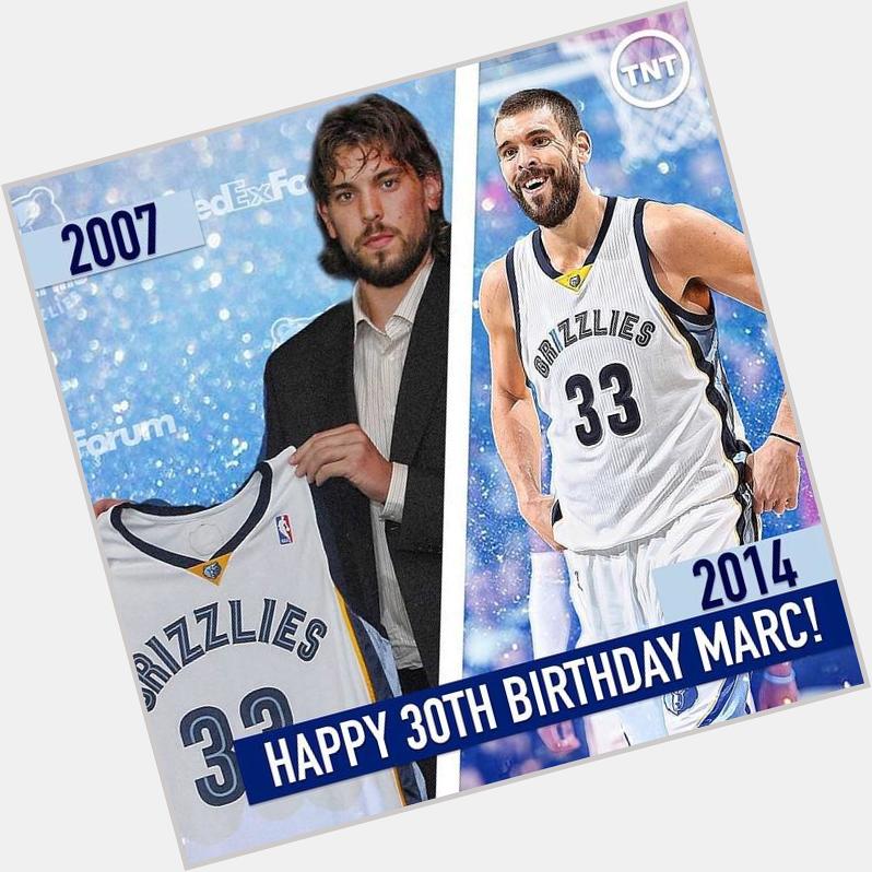 How about a and Happy Birthday combo to Marc Gasol! Catch the All-Star big man tonight on TNT! by nbao 