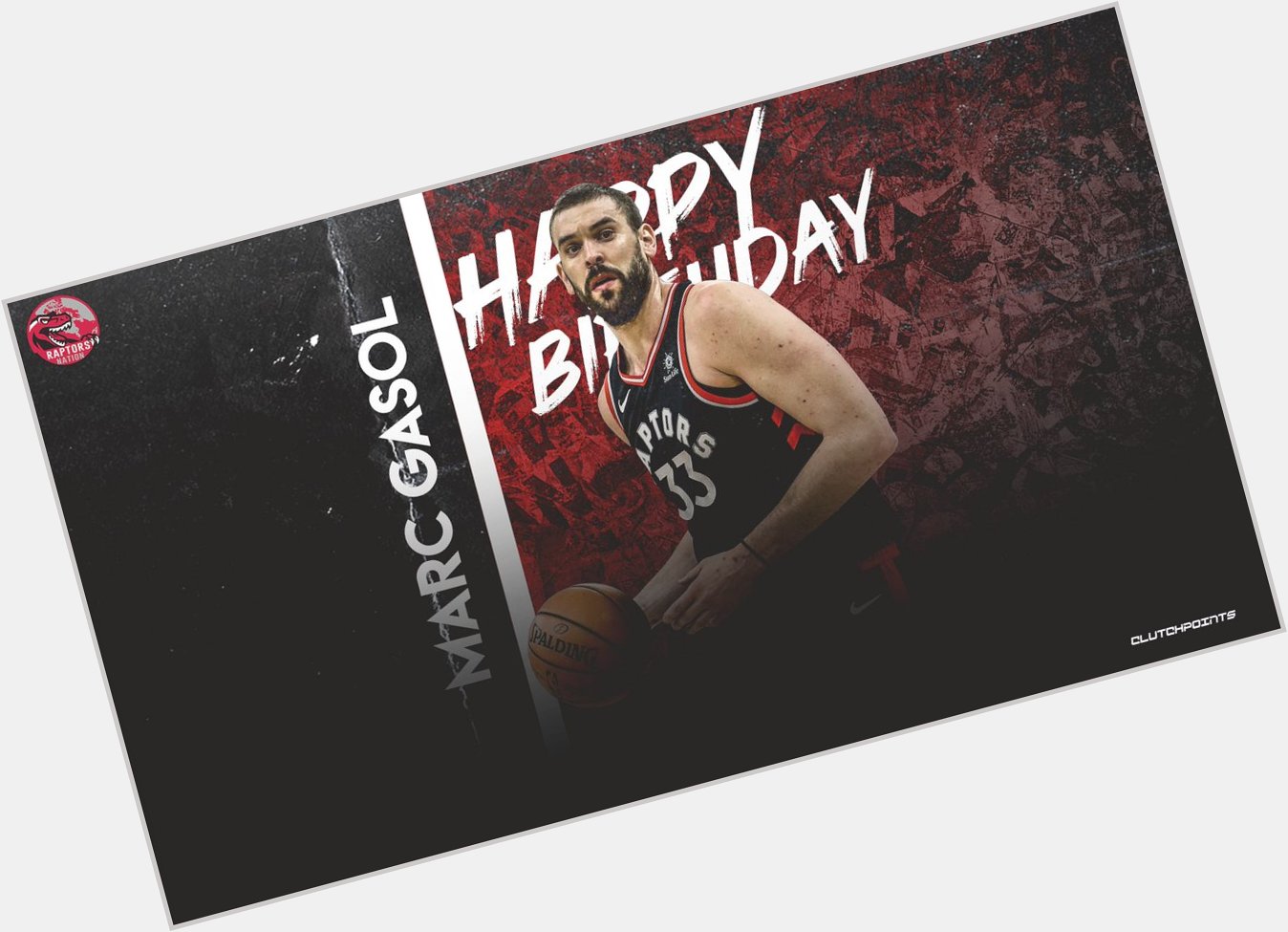 Join Raptors Nation in wishing 1x NBA Champion and 3x All-Star, Marc Gasol, a happy 35th birthday!   
