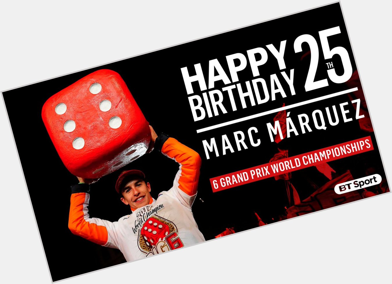 2010 2012 2013 2014 2016 2017 Happy 25th birthday to Mr. Marc Márquez 