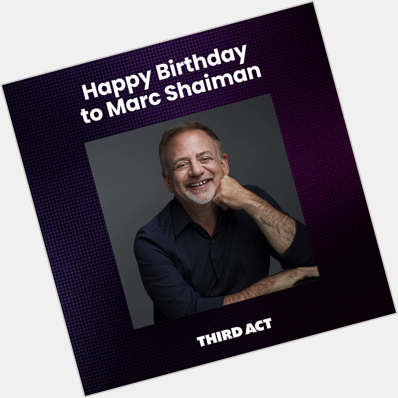 We can hear the bells! Happy birthday to Marc Shaiman!     