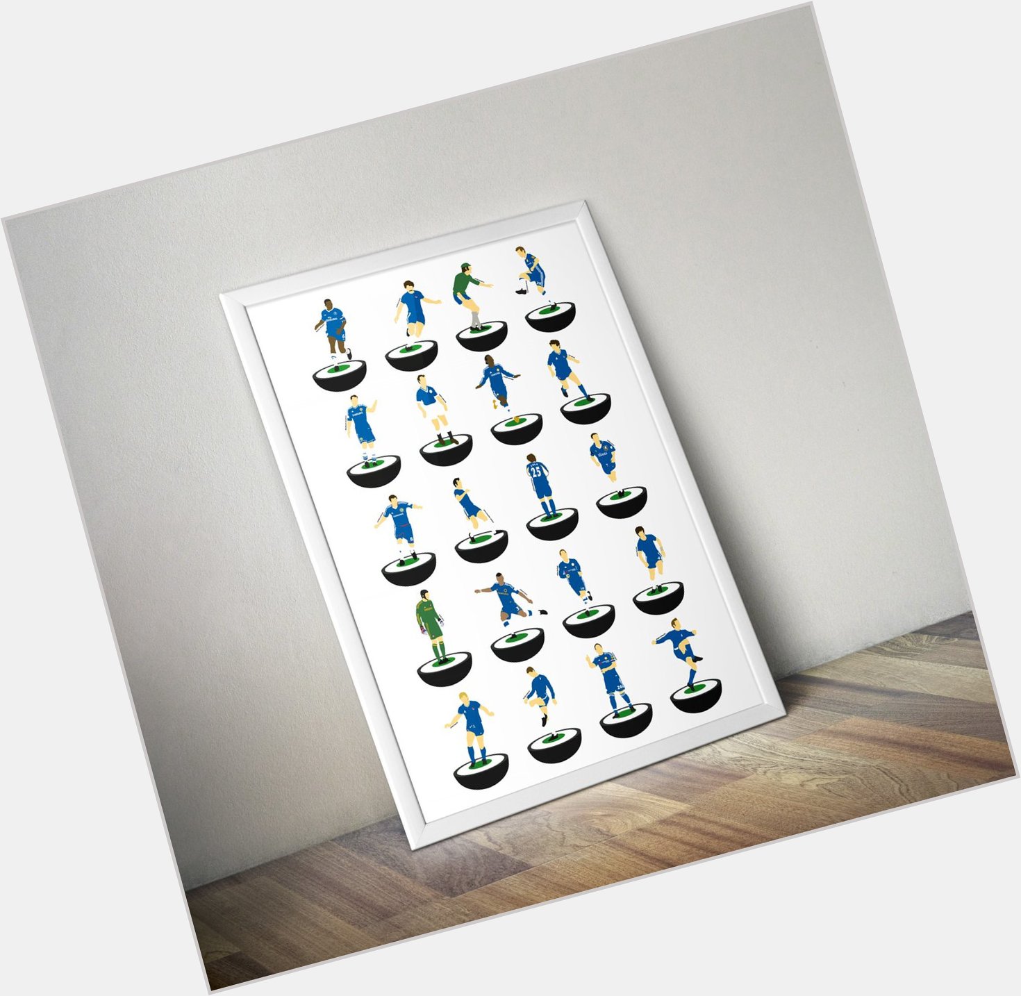 Happy Birthday to Marcel Desailly. The Frenchman appears on our Chelsea legends print   