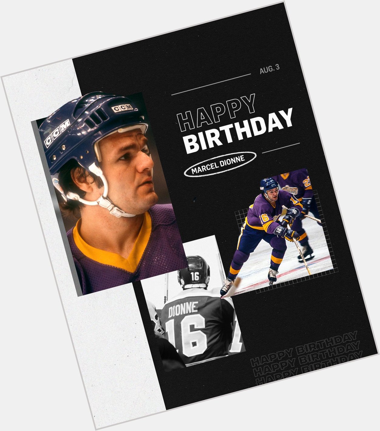 Happy 70th Birthday to the legend himself, Marcel Dionne. 
