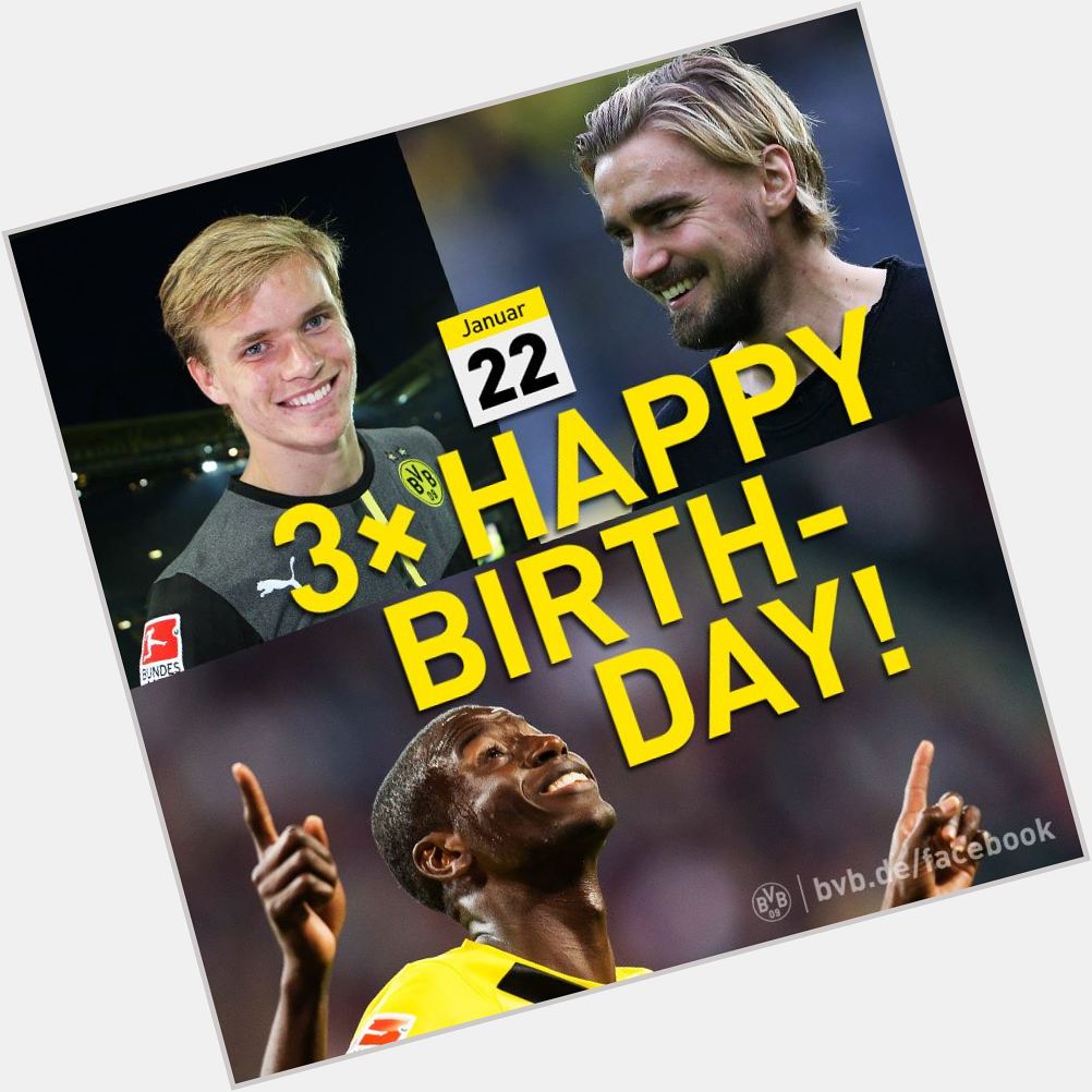 \" Happy Birthday, Adrian Ramos, Marcel Schmelzer dan Hendrik Bonmann! 
