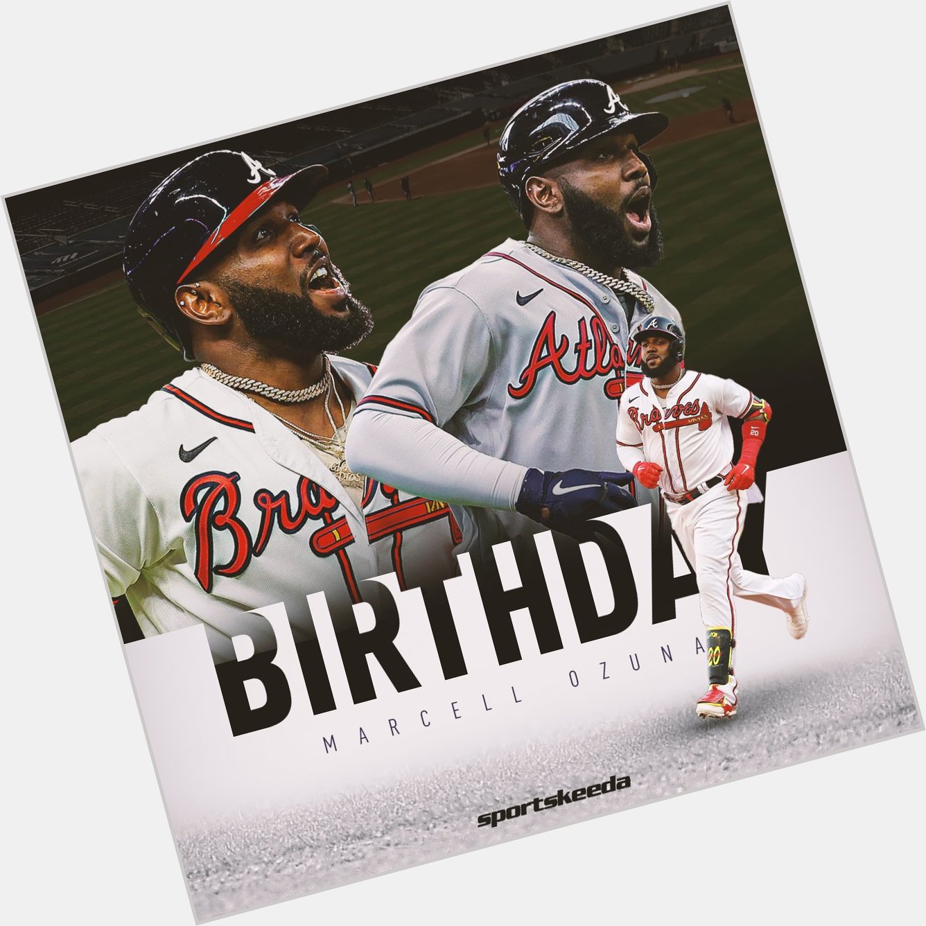 Happy Birthday to current Braves OF, Marcell Ozuna      2x All-Star Gold Glover 2x Silver Slugger 