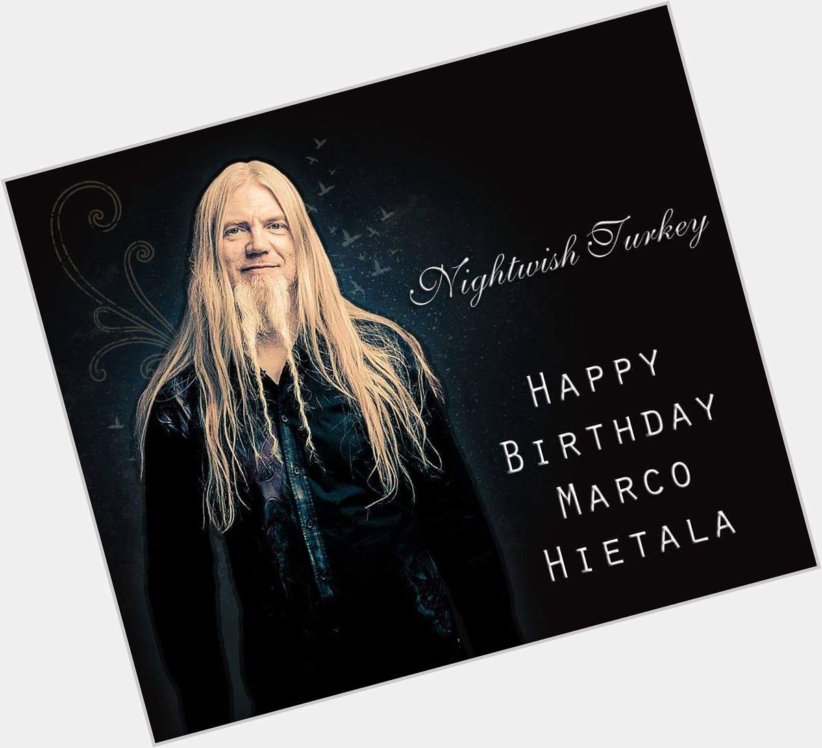 Happy birthday Marco Hietala  