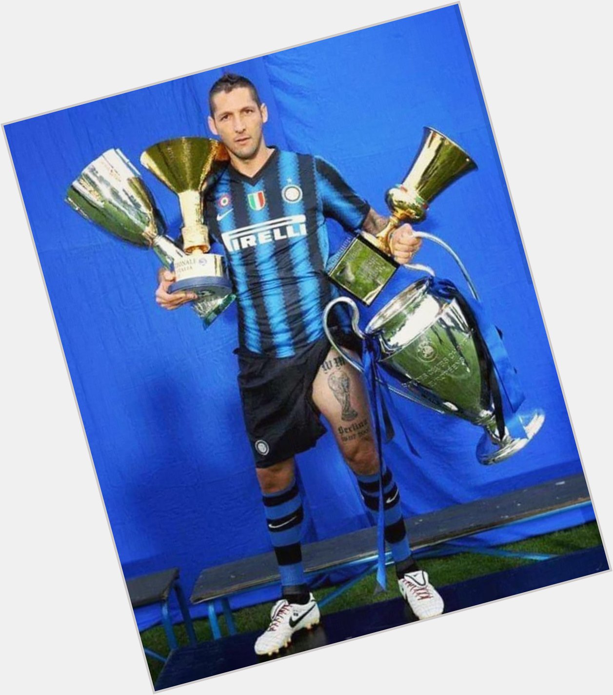 Happy 44th Birthday to Marco Materazzi

Trophies just follow this man around     