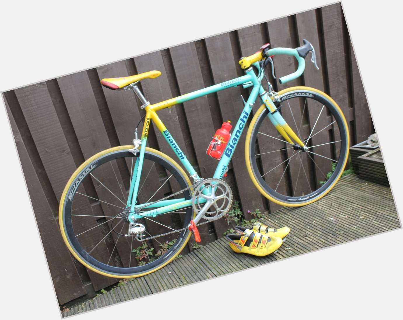 Happy Birthday Marco Pantani.

Time for the annual pictures of my little tribute bike. 