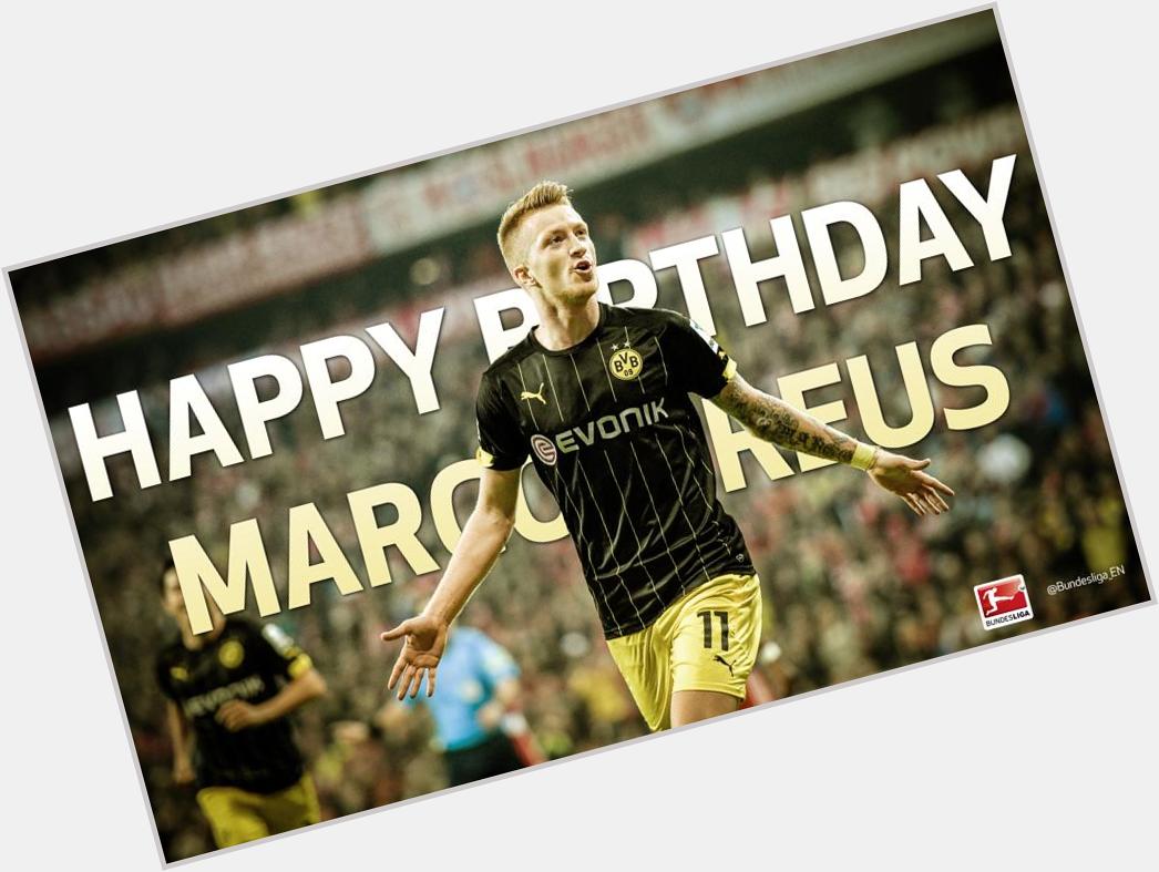 Happy 26th birthday to and Marco Reus

Seven goals in 20 matches in 2014/15 