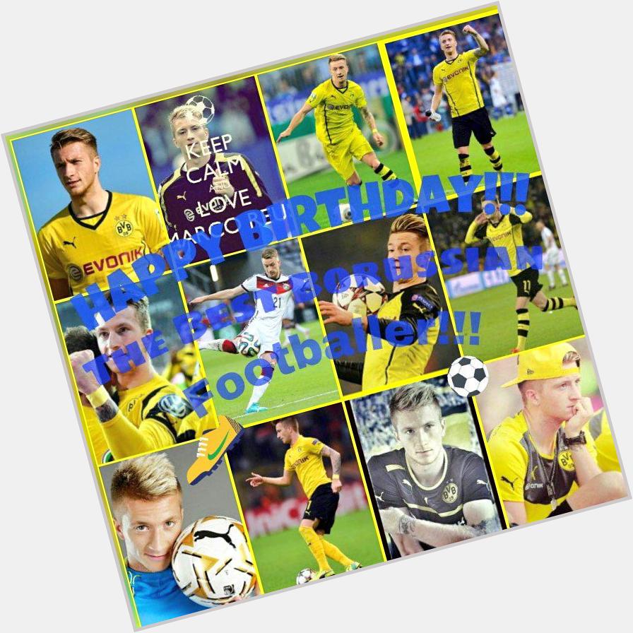 Happy Birthday Marco Reus!!!   Happy 26! All the best! Stay healthy and strong! Good luck on the field  