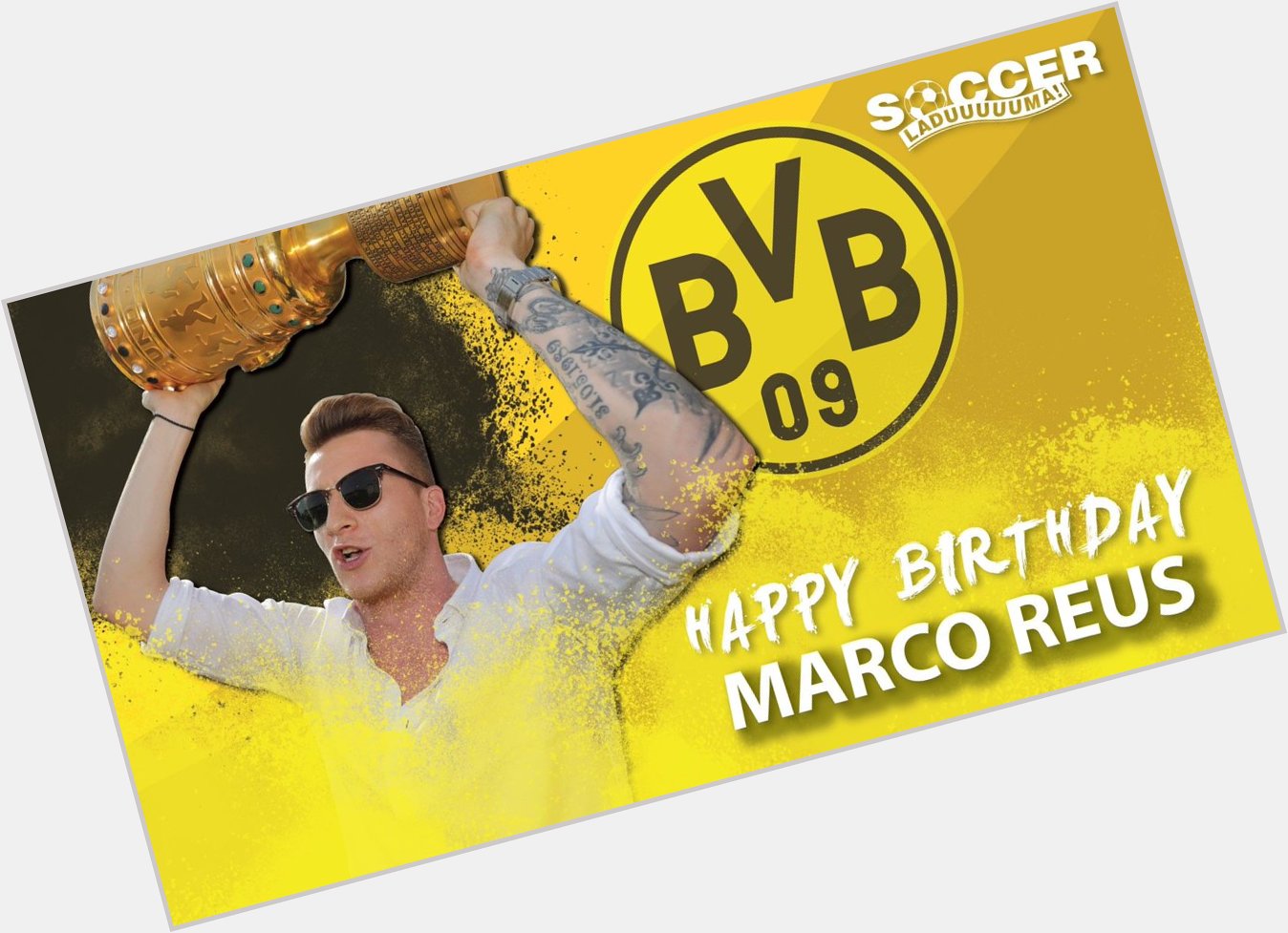 Happy Birthday to Dortmund Forward, Marco Reus!   Wonder if he\ll celebrate his birthday with a move? 