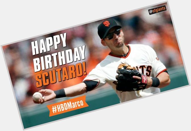 Happy Birthday Marco Scutaro! 