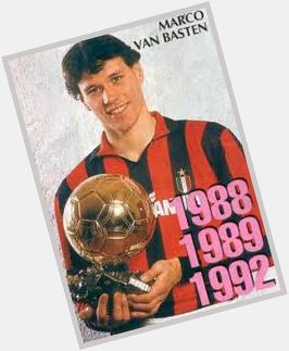 Footballing phenomenon Marco van Basten celebrates his 50th birthday today. Happy birthday Marco !! 