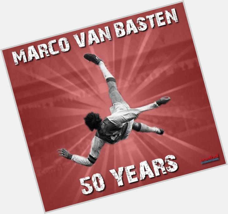 Dutch football legend Marco van Basten turns 50 today. Happy birthday! 