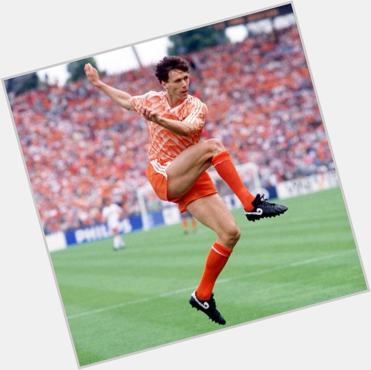 Happy birthday to the best striker to ever play football Marco van basten <3 