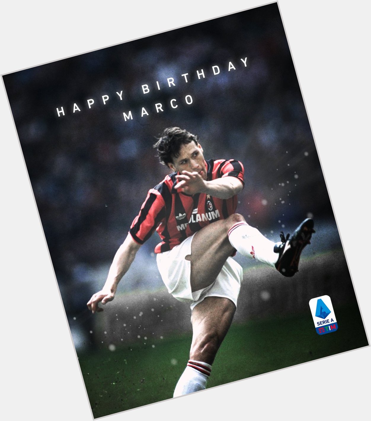 Elegant and infallible: the law of Marco Van Basten! 
Happy birthday    