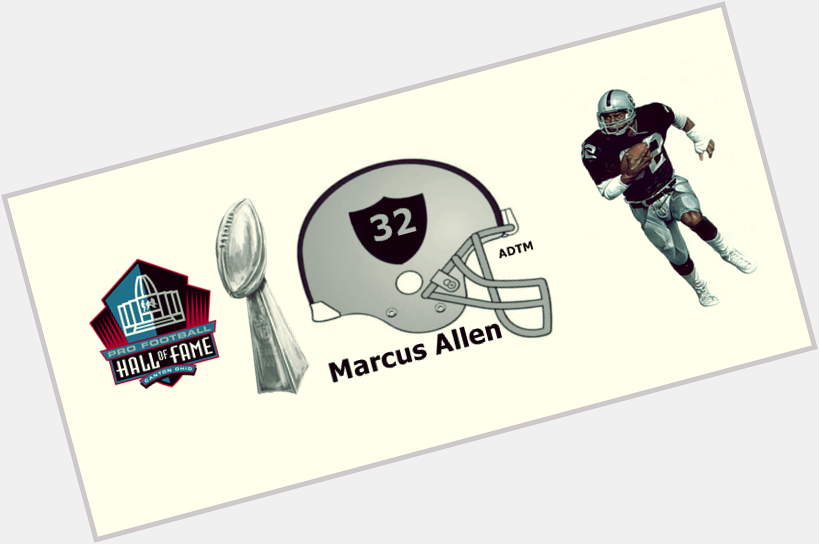 Happy 55th birthday to Marcus Allen ... March 26, 1960. 