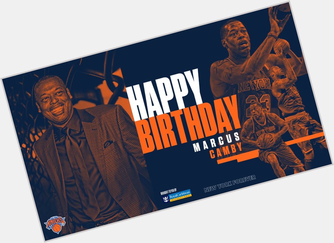 Join us in wishing a Happy Birthday to Marcus Camby Once a Knick, Always a Knick. 