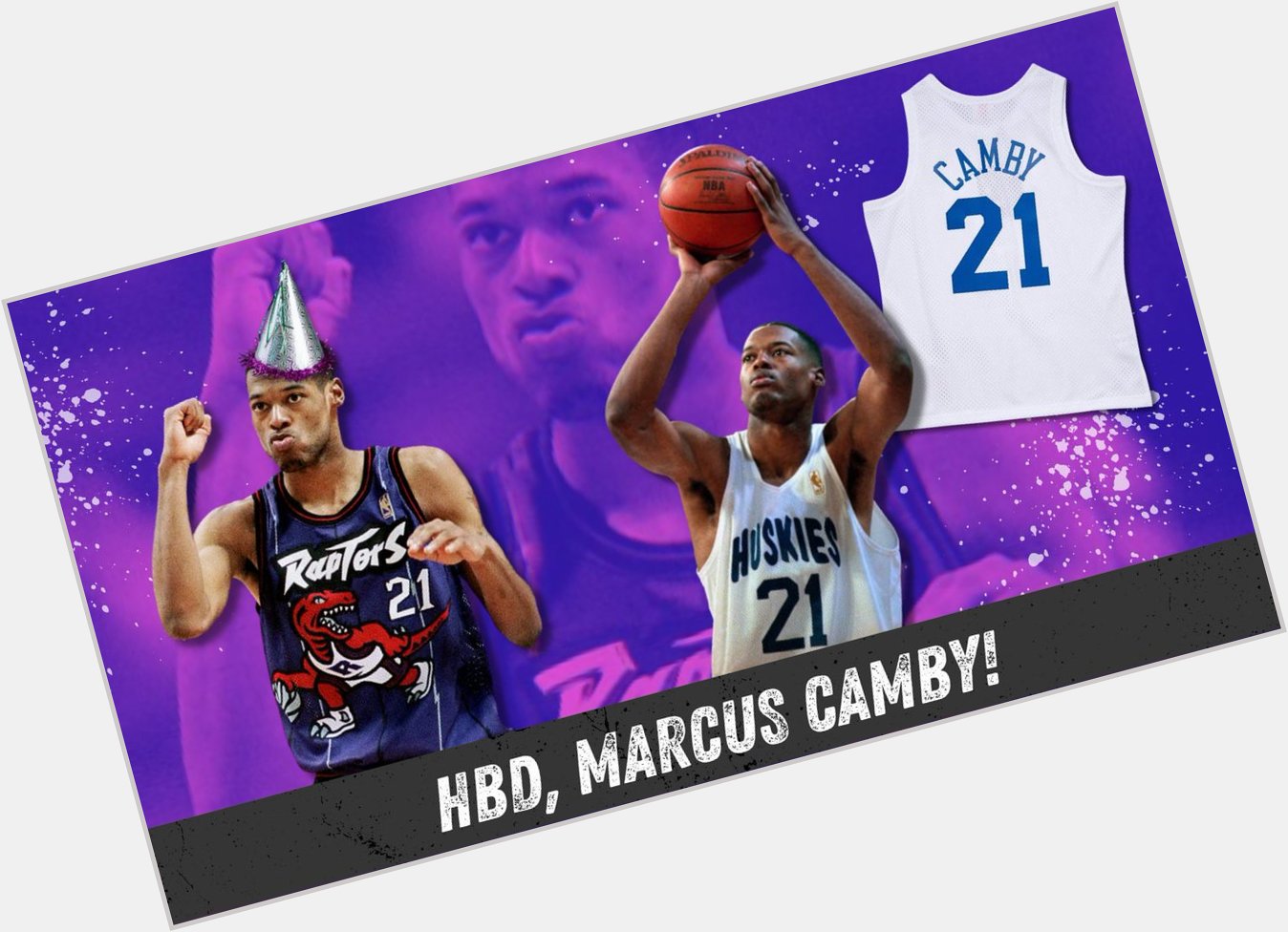 A big Happy Birthday to the first-round pick of the 1996 draft, Marcus Camby! 