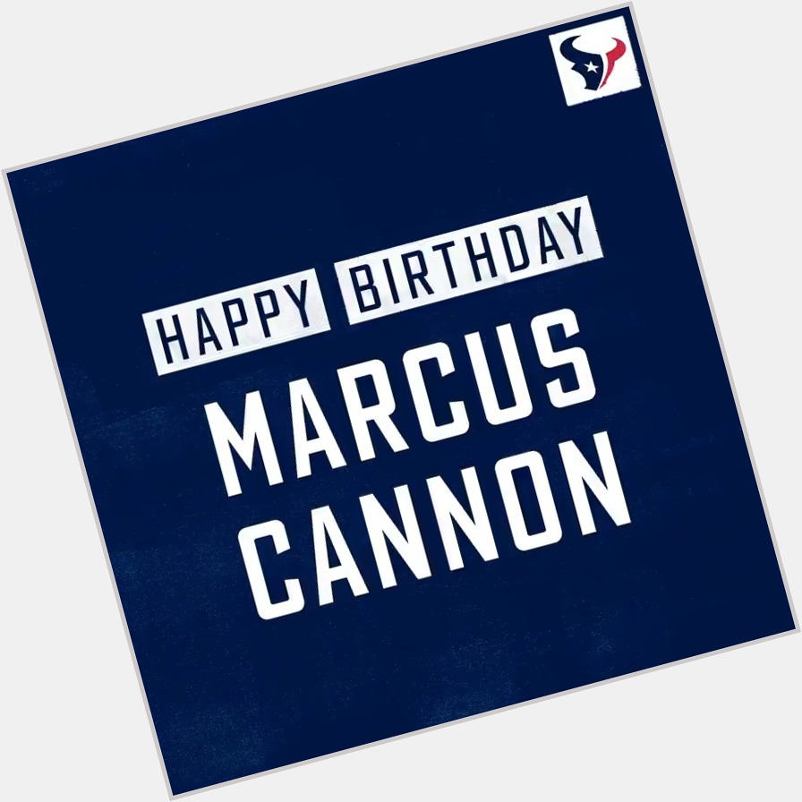 Happy birthday, Marcus Cannon!  | 