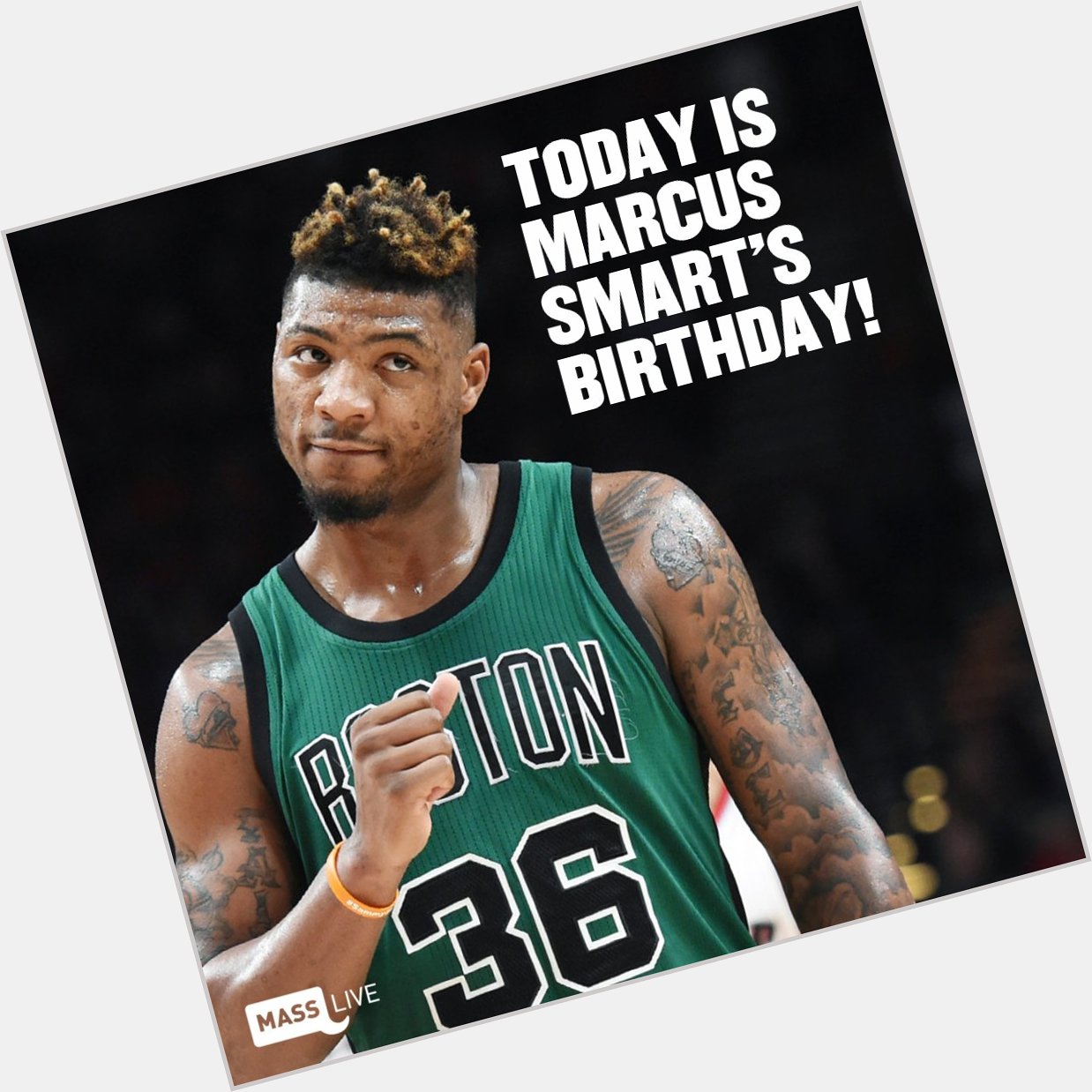 Happy birthday, Marcus Smart! 