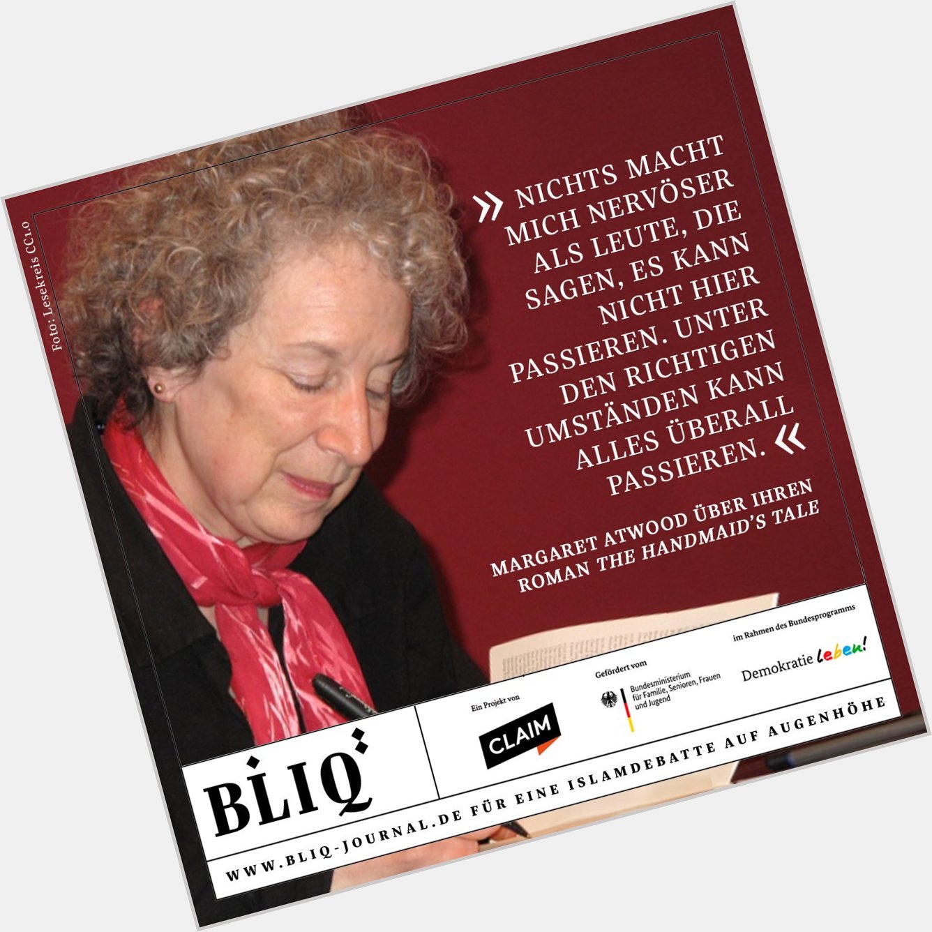 Happy Birthday Margaret Atwood!  