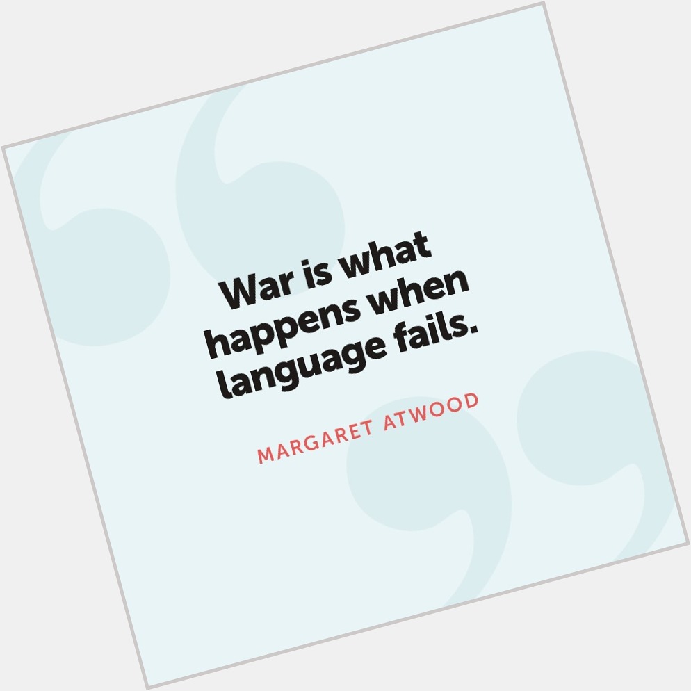 Happy birthday to novelist, poet, activist, and all-around Canadian darling, Margaret Atwood!  