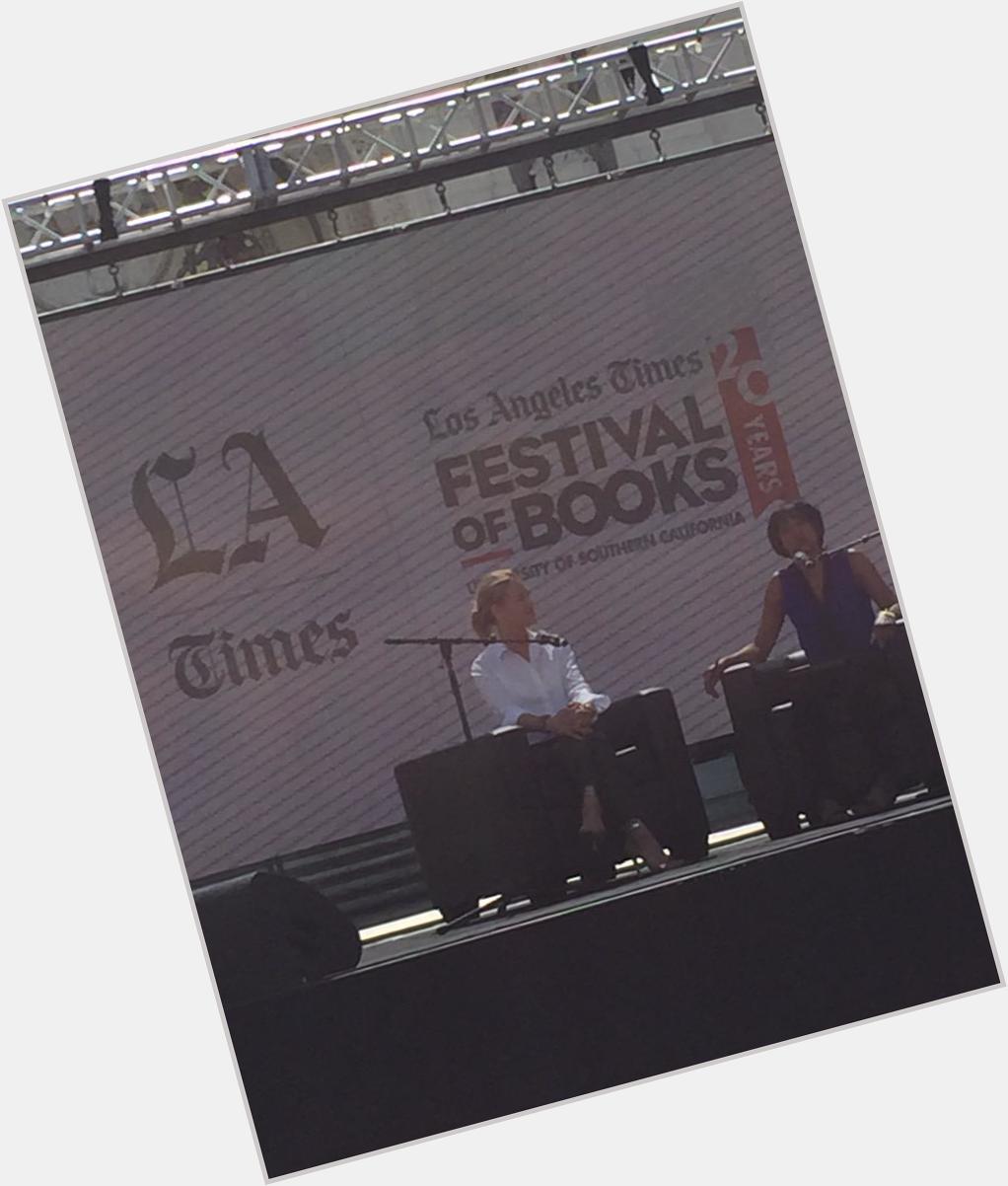 Watching talk about Love is Love at the LA Times Festival of Books. Happy birthday, Maria! 
