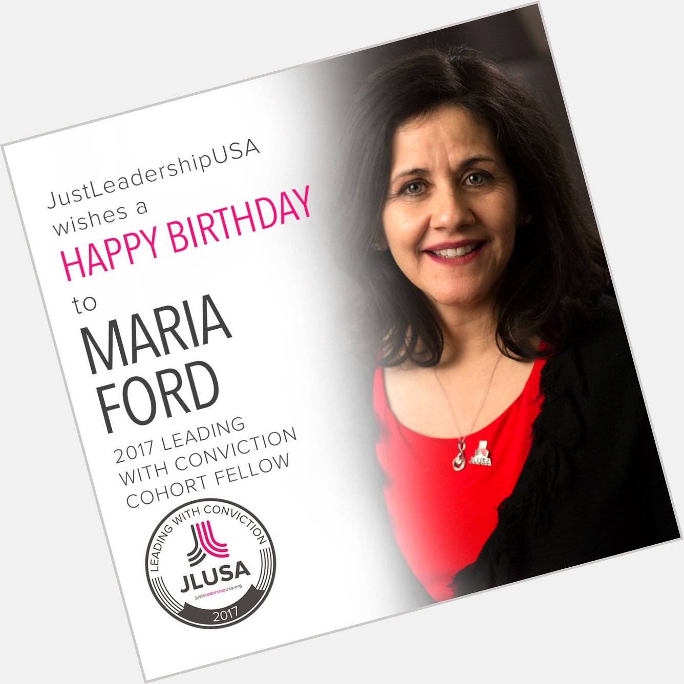 Happy Birthday to Cohort Fellow Maria Ford! 