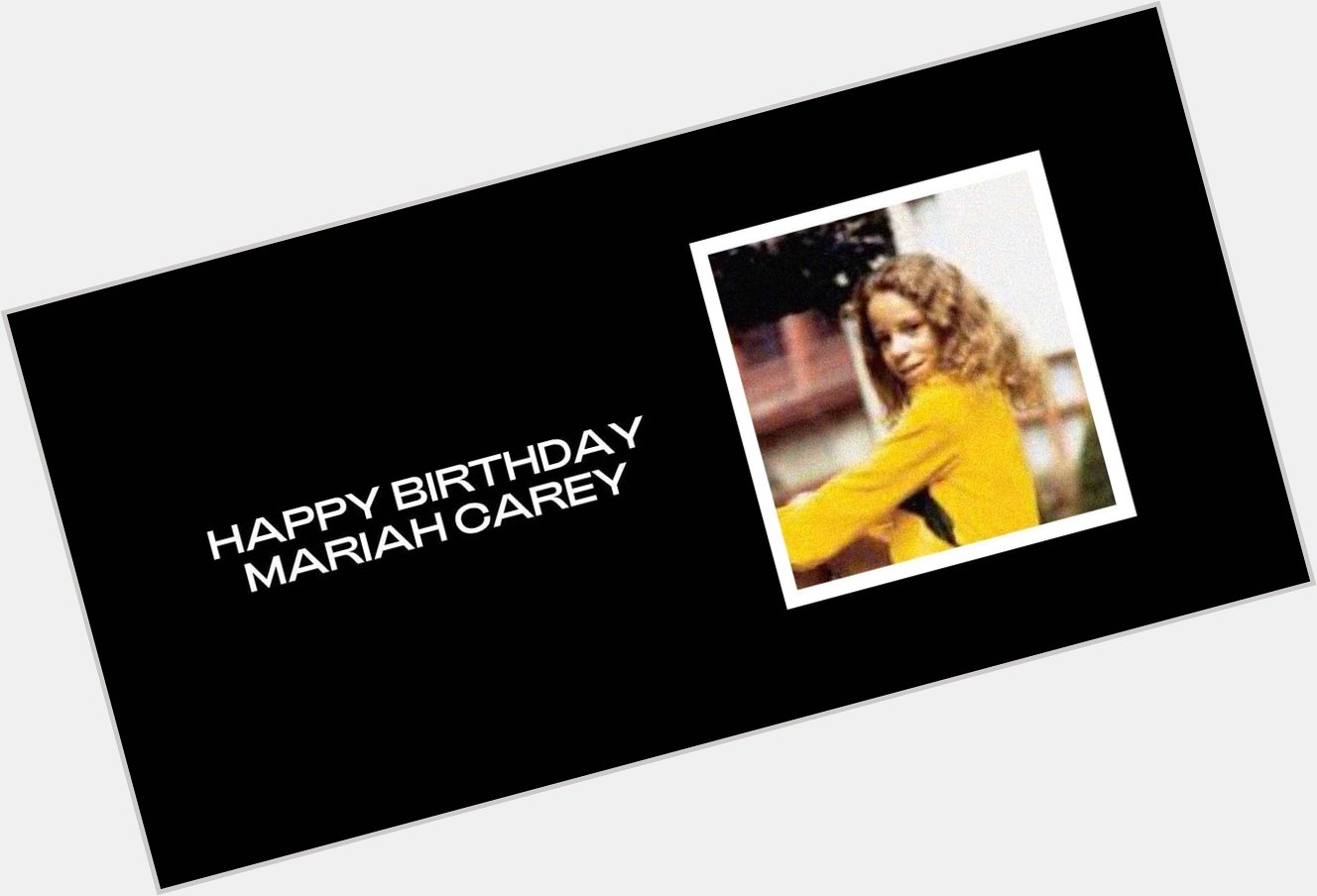 Beyoncé wishes Mariah Carey a happy birthday on her website. 