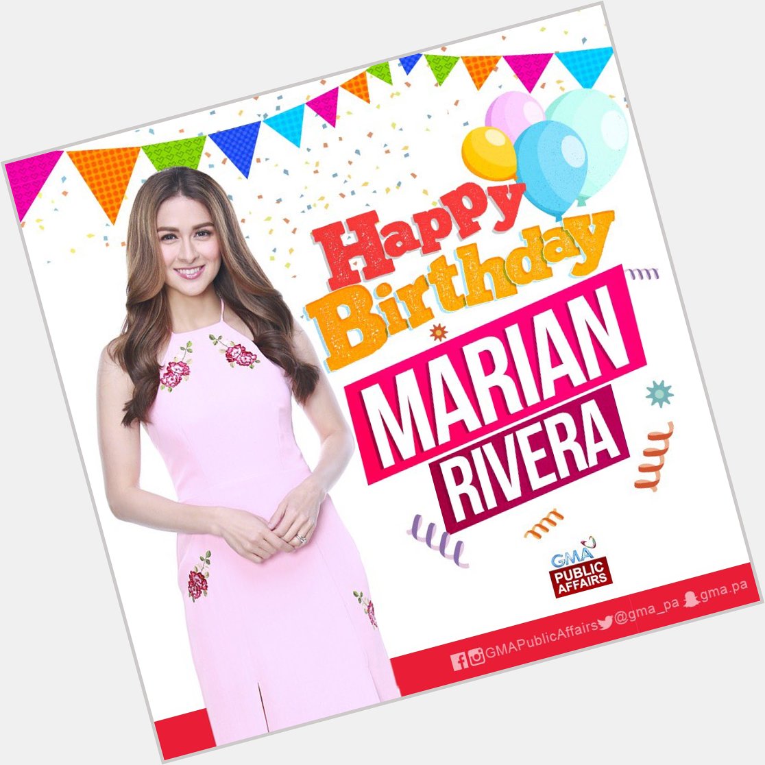 Happy Birthday sa ating Primetime Queen at host, Ms. Marian Rivera!   