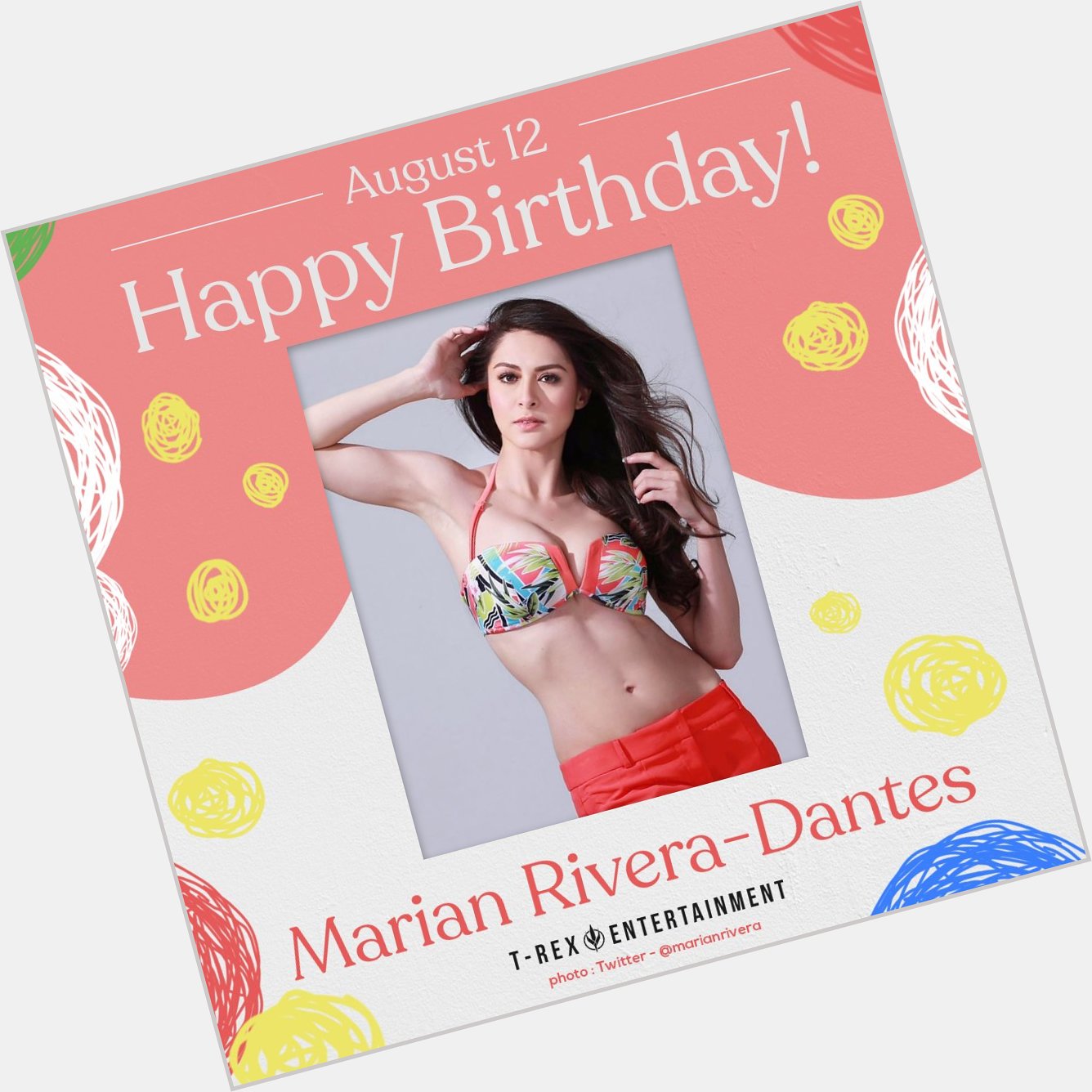 Happy birthday, Marian Rivera!  Trivia: Her full name is Marian Rivera Gracia-Dantes. She turns 36 today! 