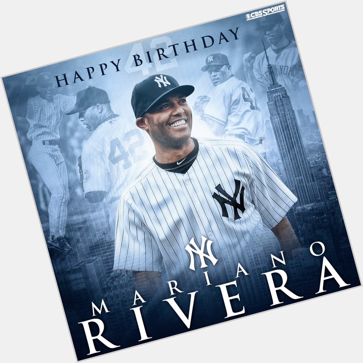 Happy Birthday to Mariano Rivera, the G.O.A.T.!   