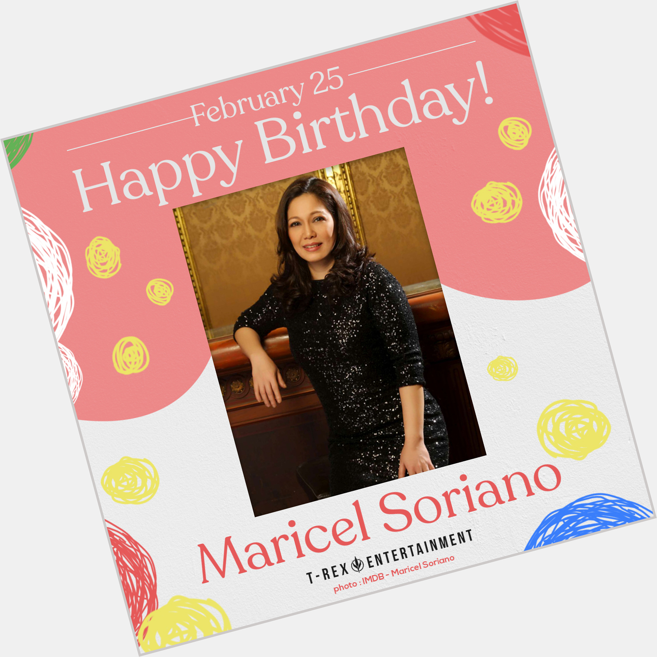 Happy 55th birthday to the one and only Diamond Star, Maricel Soriano! 