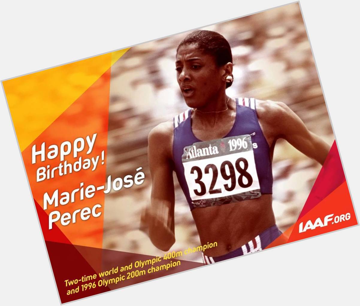 Happy birthday to French sprinting legend Marie-José Pérec! 
More:  