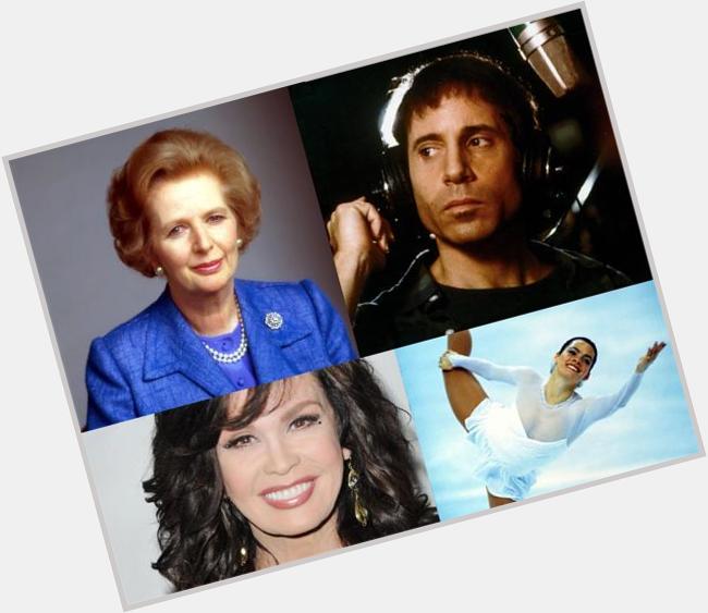 Happy Birthday to Margaret Thatcher, Paul Simon, Marie Osmond & Nancy Kerrigan! 