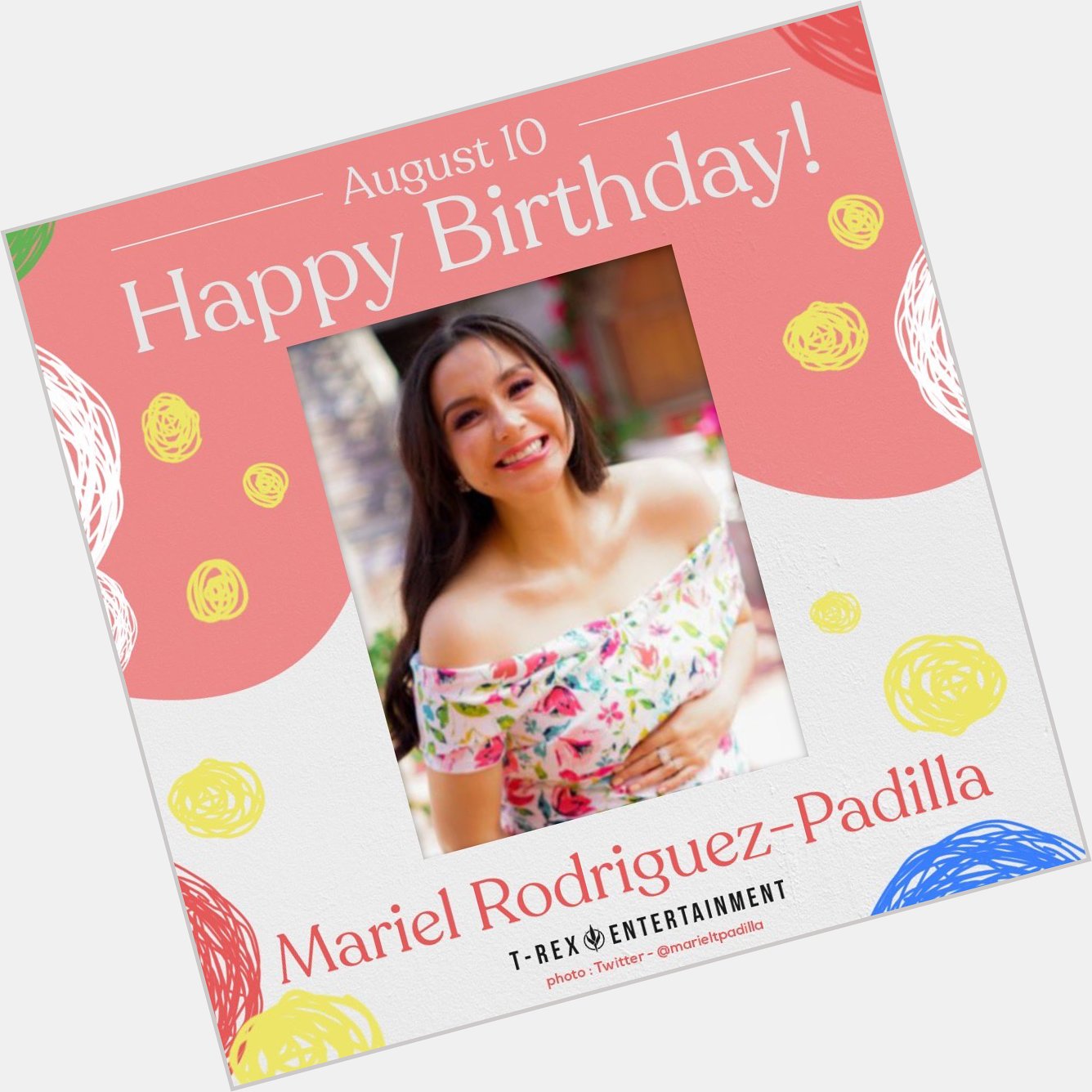 Happy 36th birthday, Mariel Rodriguez-Padilla Wishing you all the best in life. 