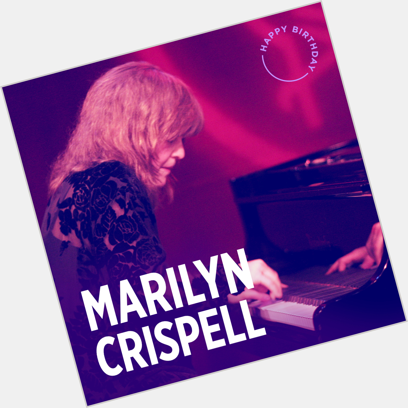 Sending a big happy birthday to pianist, and composer Marilyn Crispell! 