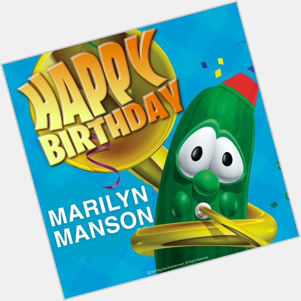 Happy (Late) Birthday to Marilyn Manson! 