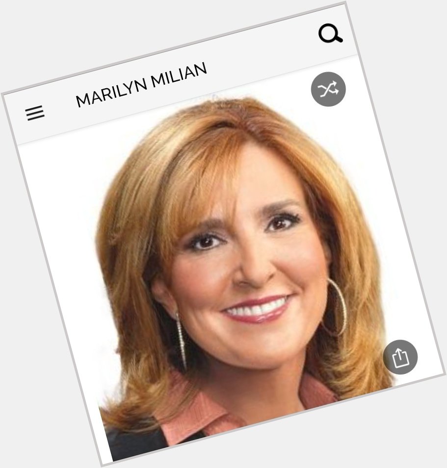 Happy birthday to this TV judge from People\s Court.  Happy birthday to Marilyn Milian 